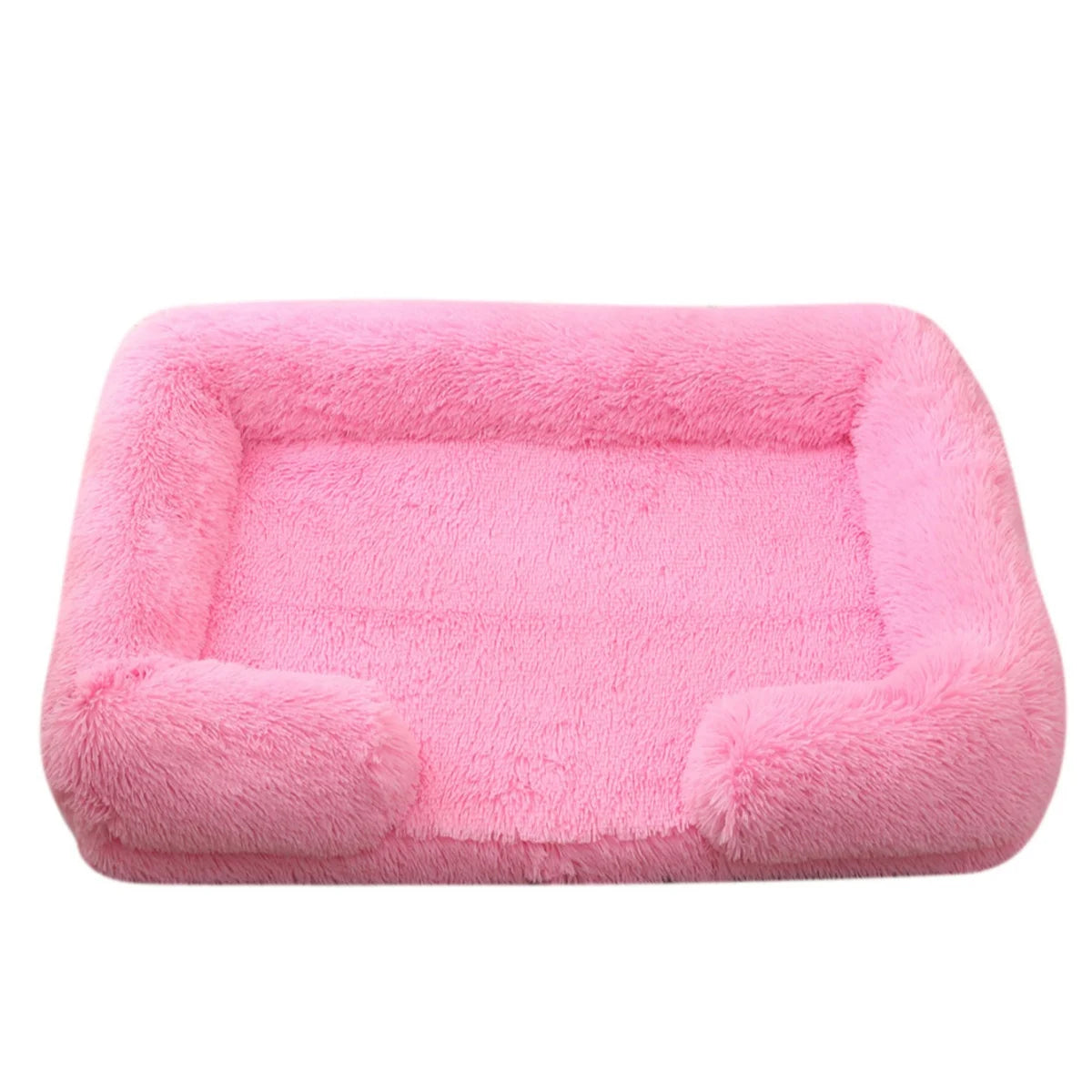 Winter Plush Square Dog Bed - Thickened Comfort Sofa