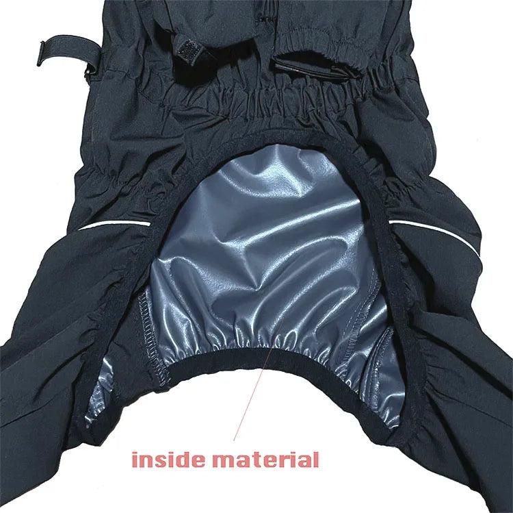 Raincoat - Red & Black