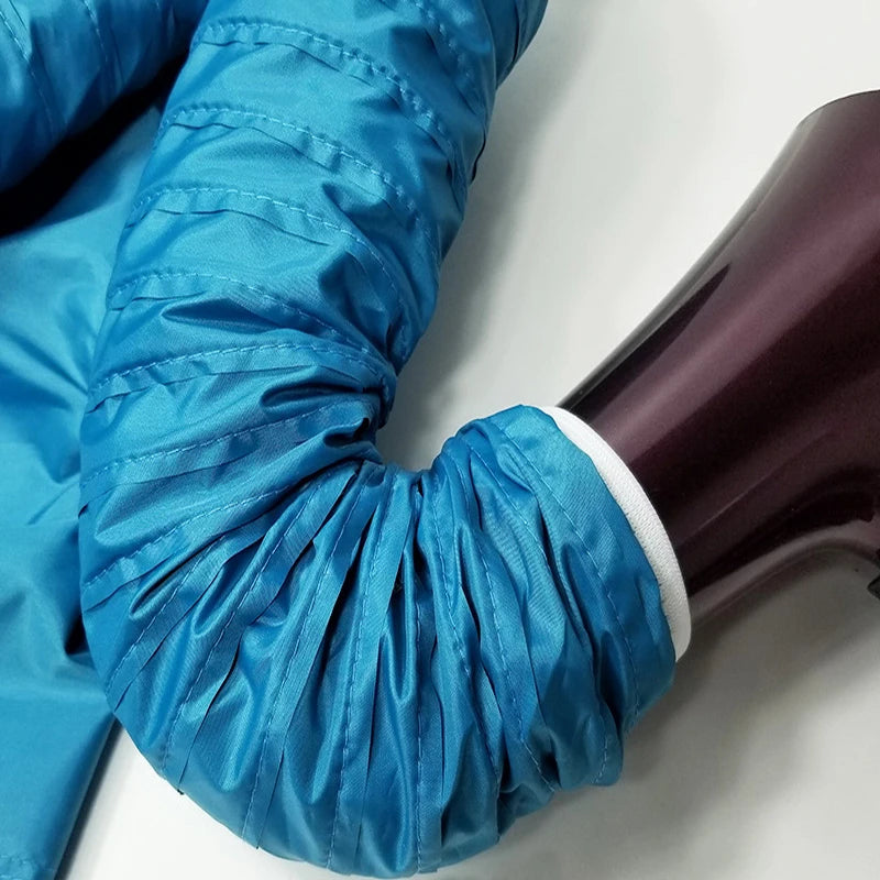 Portable Pet Drying Bag - Folding Dog Hair Dryer Box for Grooming