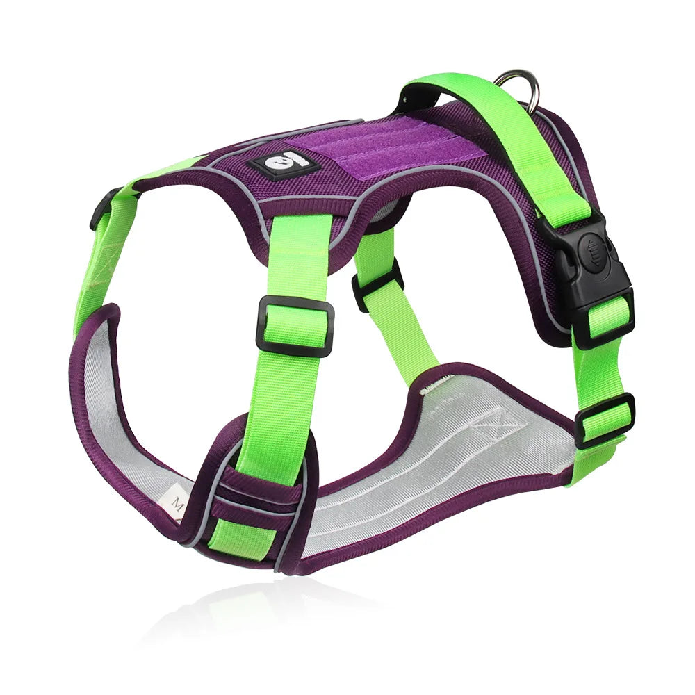 Reflective Tactical Vest Harness – Waterproof for Medium & Large Dogs