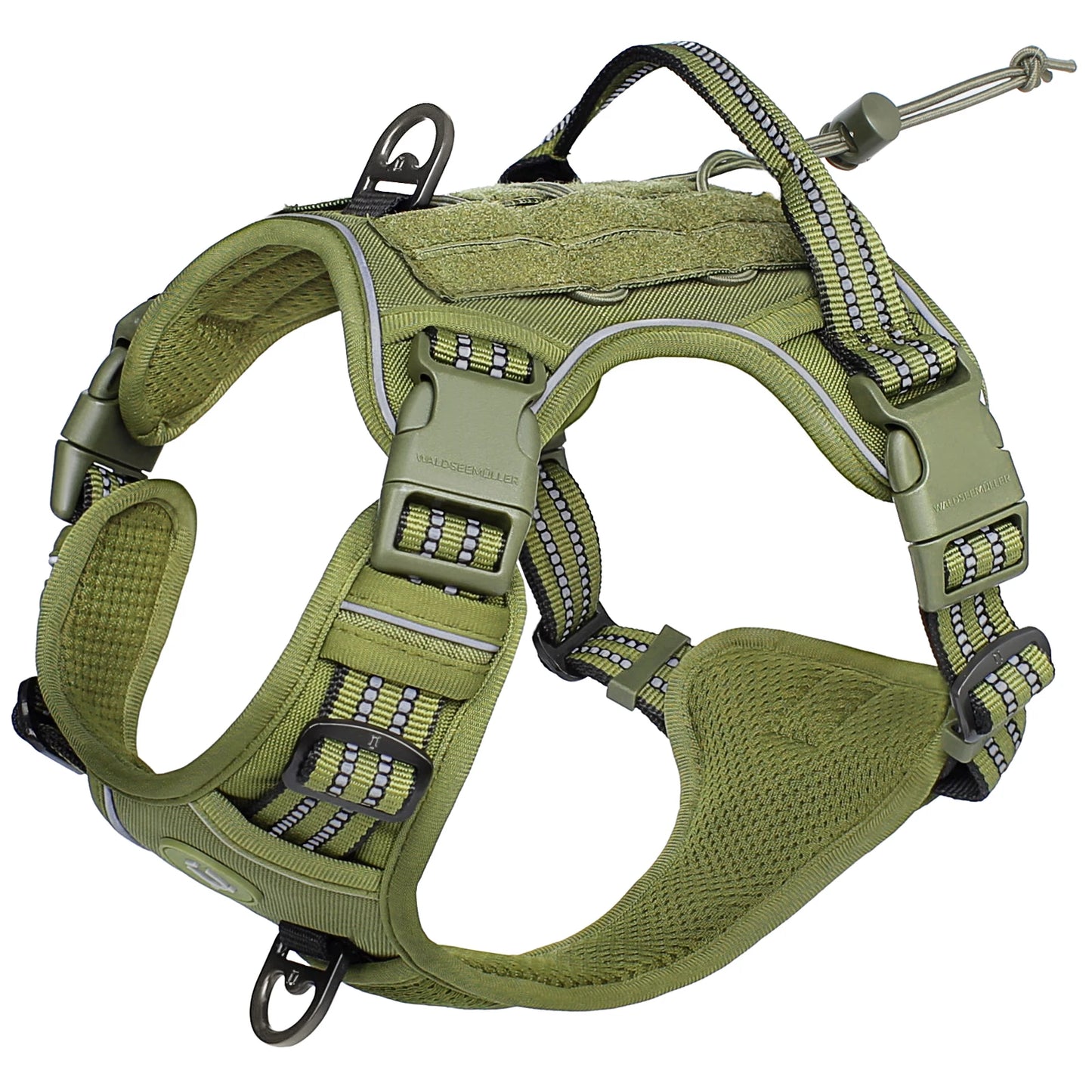 Tactical No-Pull Dog Vest Harness – Reflective & Adjustable