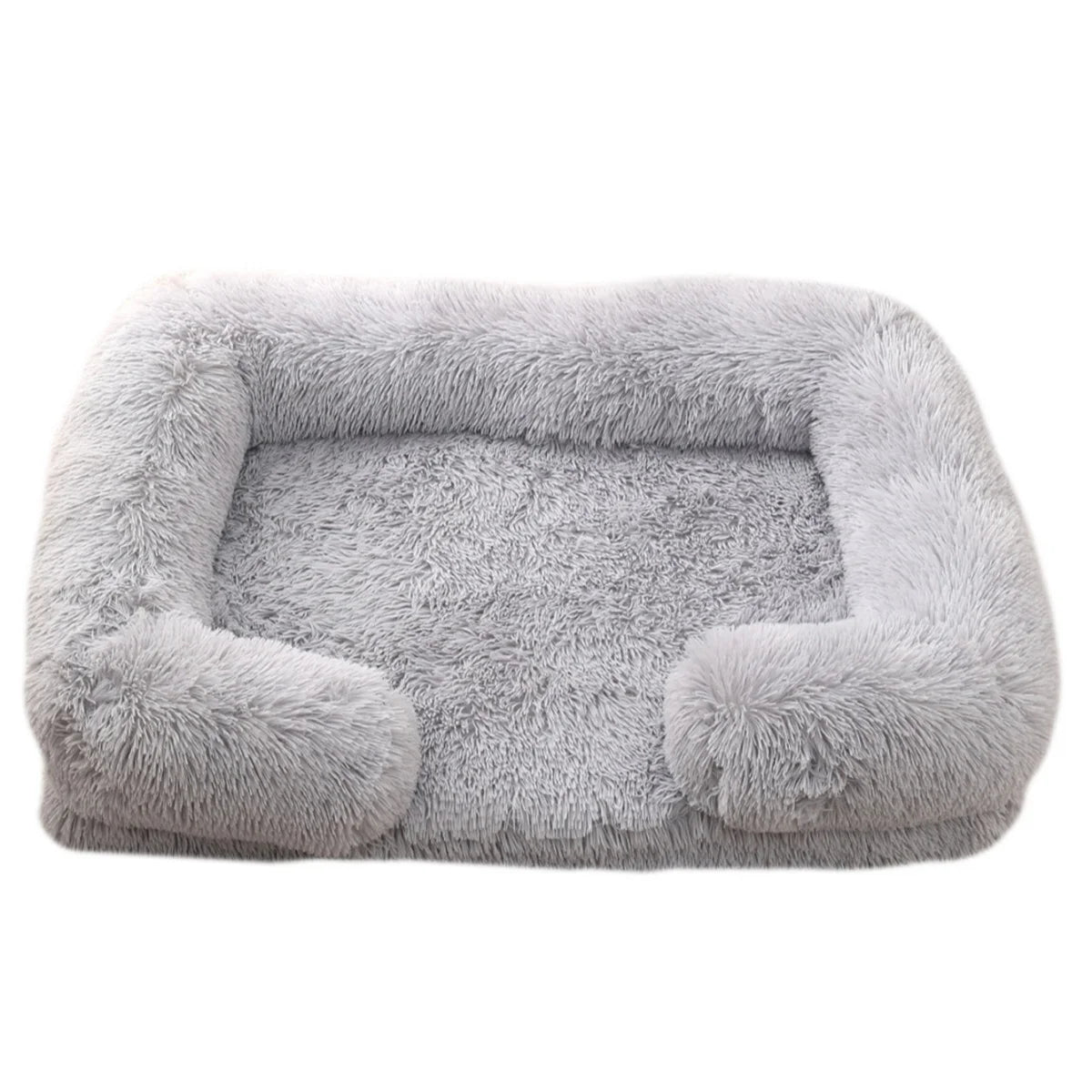 Winter Plush Square Dog Bed - Thickened Comfort Sofa