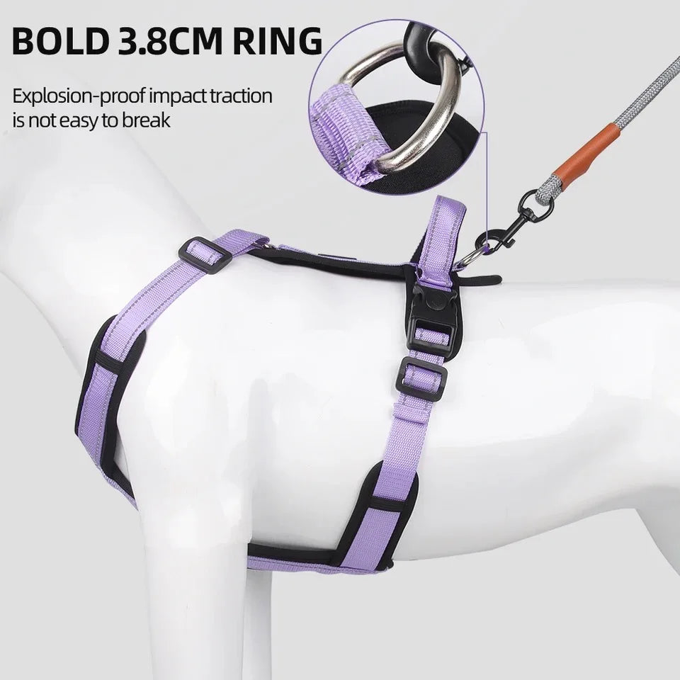 Reflective Dog Harness – Handle & Easy Control