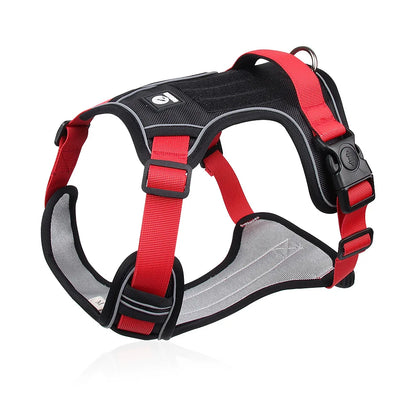 Reflective Tactical Vest Harness – Waterproof for Medium & Large Dogs