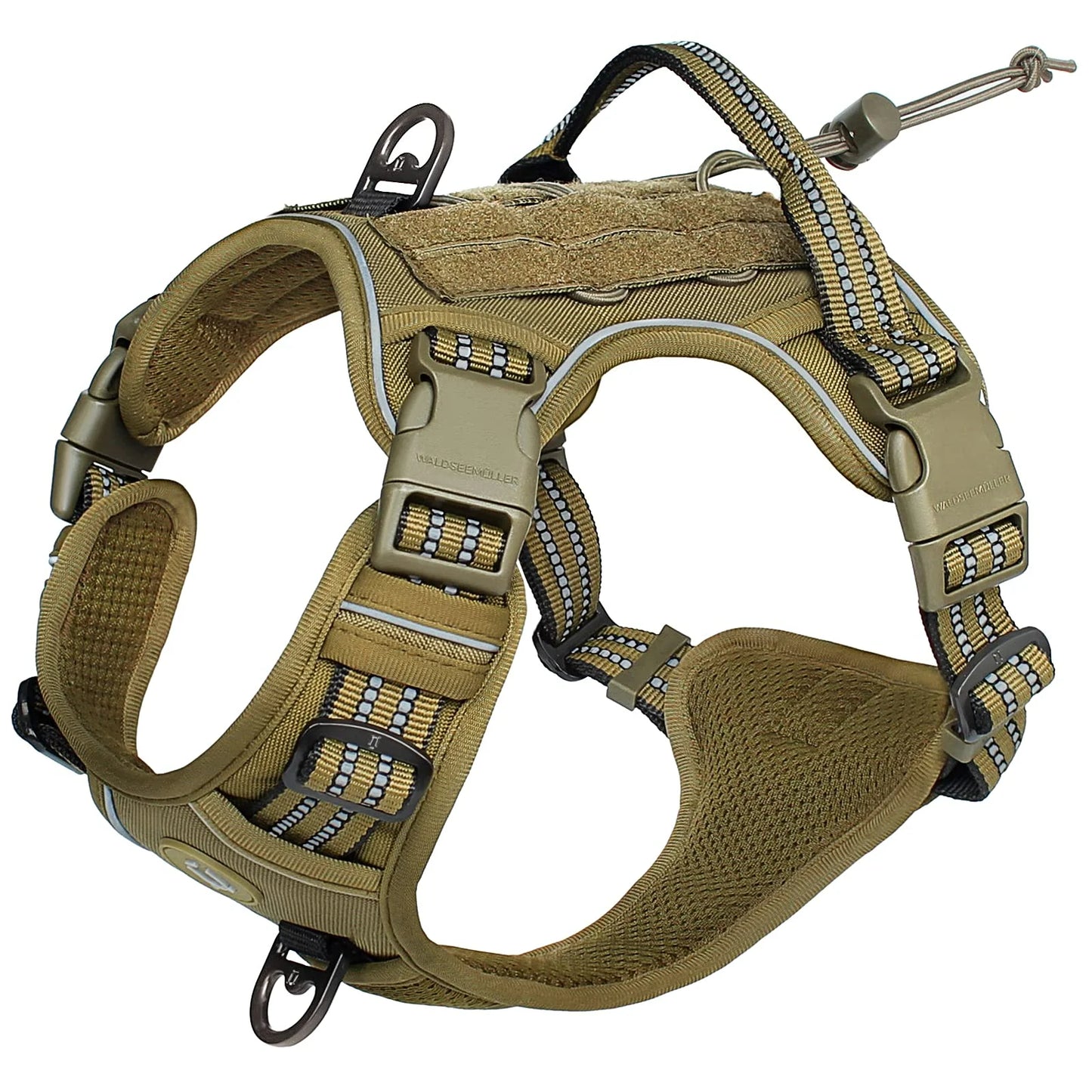Tactical No-Pull Dog Vest Harness – Reflective & Adjustable