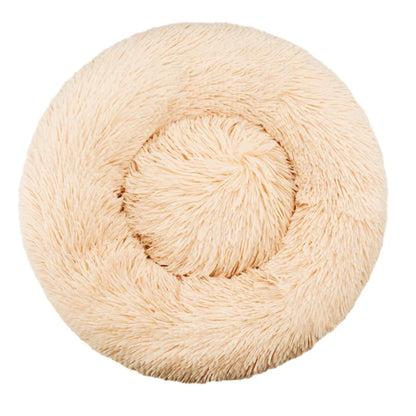 Donut Plush Dog Bed – Warm & Washable