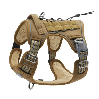 No-Pull Tactical Dog Harness – Reflective & Adjustable