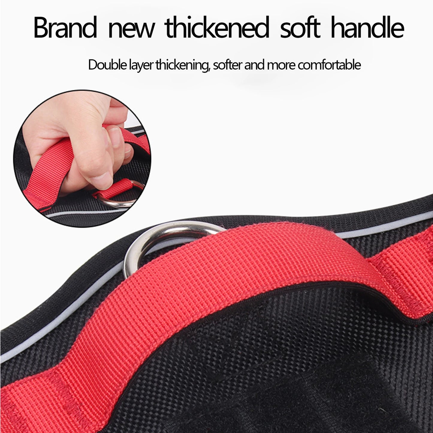 Reflective Tactical Vest Harness – Waterproof for Medium & Large Dogs