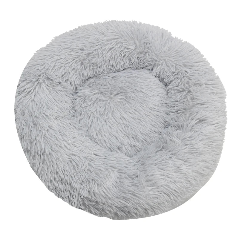 Donut Plush Dog Bed – Warm & Washable