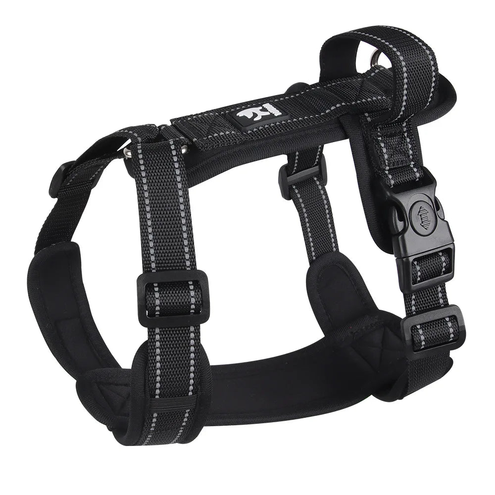 Reflective Dog Harness – Handle & Easy Control