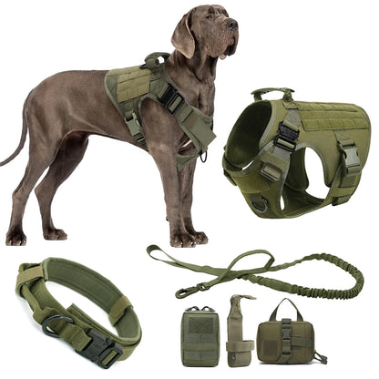 Tactical Dog Vest Harness – Adjustable