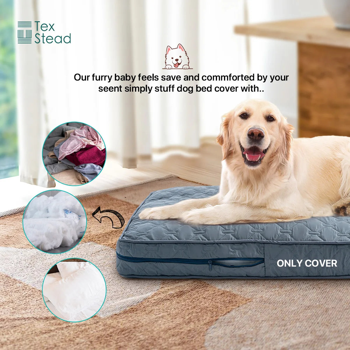 Orthopedic Dog Bed Cover