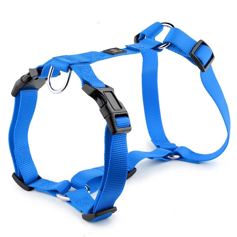 Durable H-Style Dog Harness & Leash