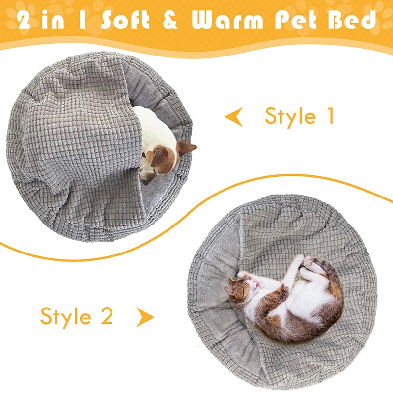 Donut Dog Bed – Orthopedic & Calming
