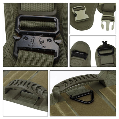 Tactical Dog Vest Harness – Adjustable