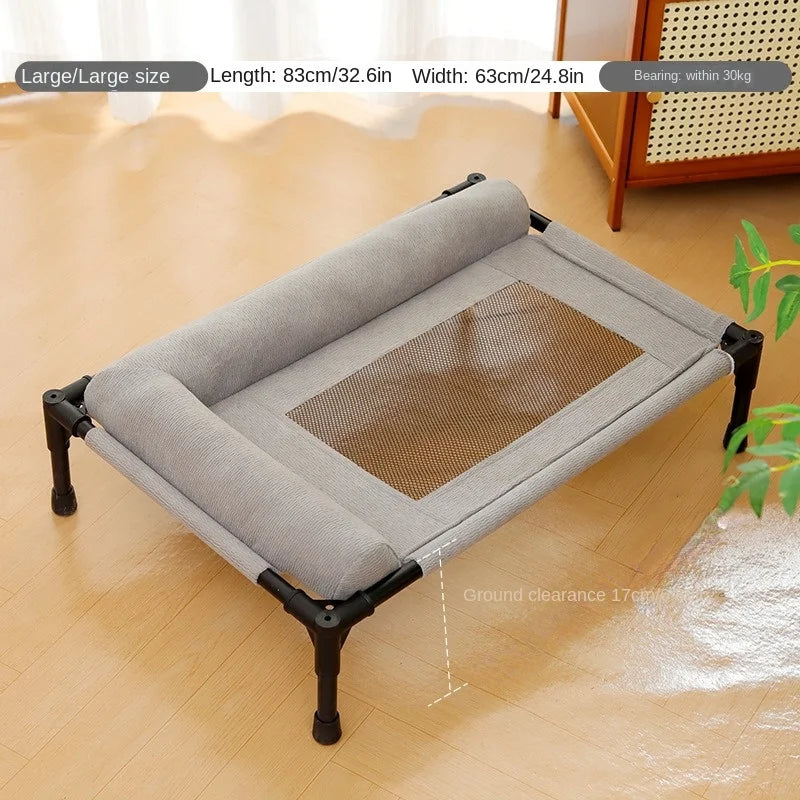 Bed – Elevated Orthopedic Dog Bed with Breathable Cooling Mesh for Large Dogs