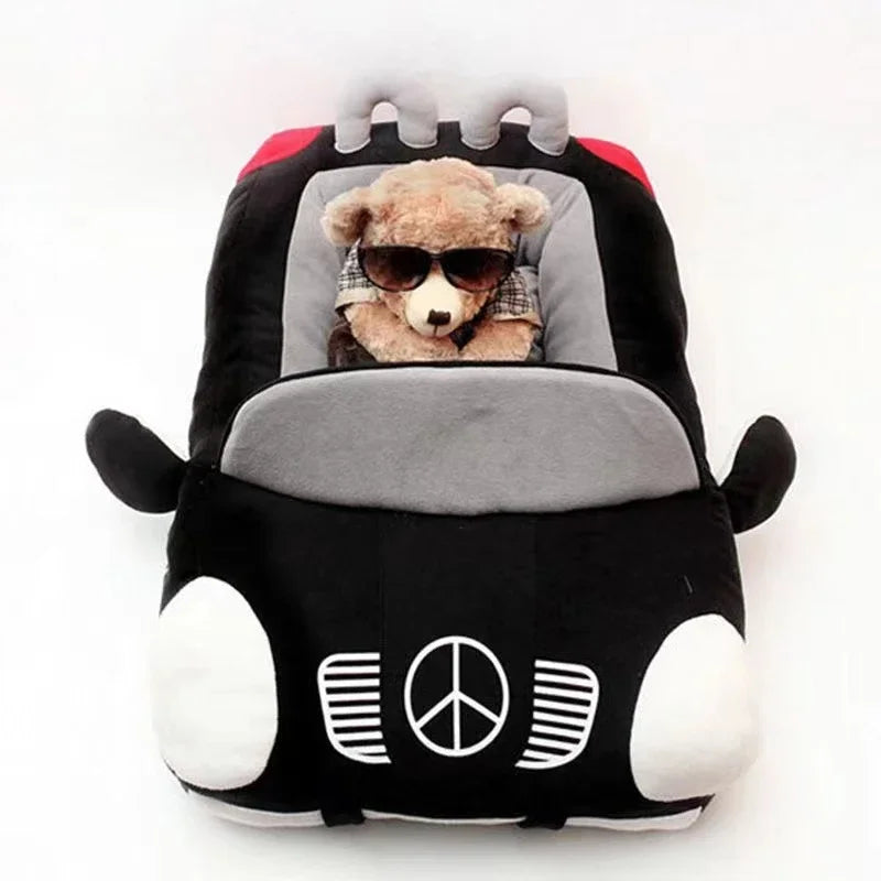 Car-Shaped Luxury Pet Bed
