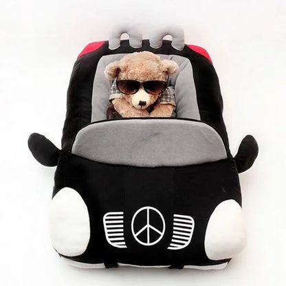 Car-Shaped Luxury Pet Bed