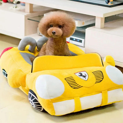 Car-Shaped Luxury Pet Bed