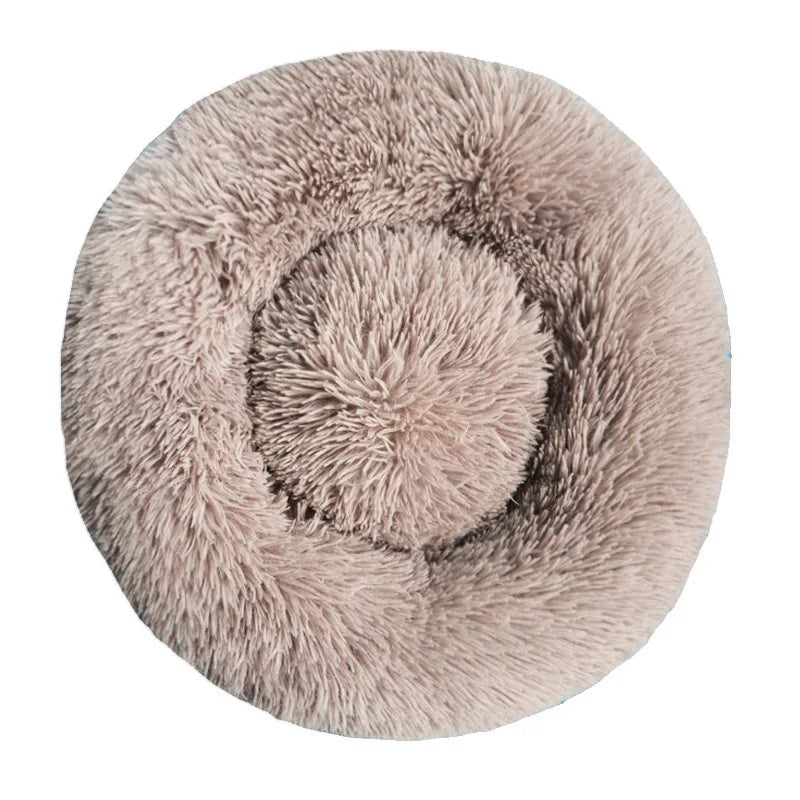 Donut Plush Dog Bed – Warm & Washable