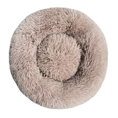Donut Plush Dog Bed – Warm & Washable