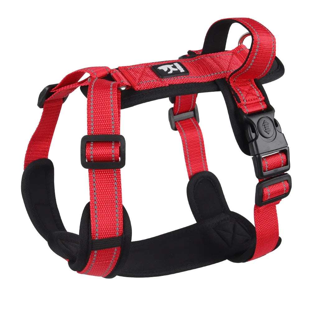 Reflective Dog Harness – Handle & Easy Control
