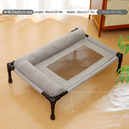 Bed – Elevated Orthopedic Dog Bed with Breathable Cooling Mesh for Large Dogs
