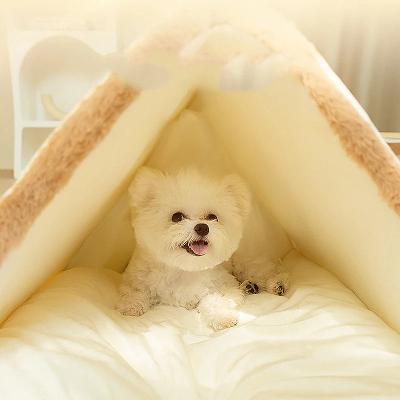 Winter Warm Dog  Bed