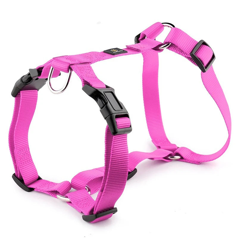 Durable H-Style Dog Harness & Leash
