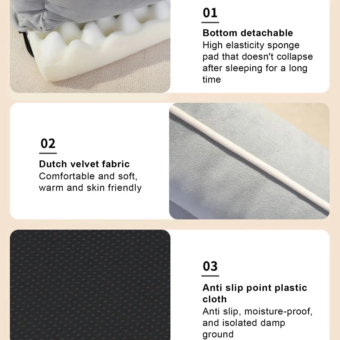 Premium Velvet Sofa Bed - Removable Cover for Winters