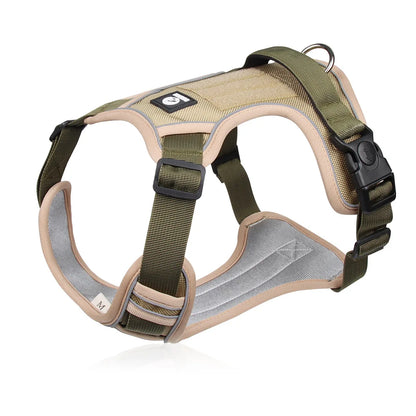 Reflective Tactical Vest Harness – Waterproof for Medium & Large Dogs