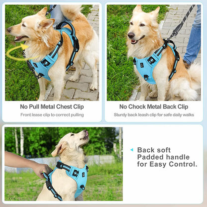 No-Pull Padded Dog Vest Harness – Easy Control