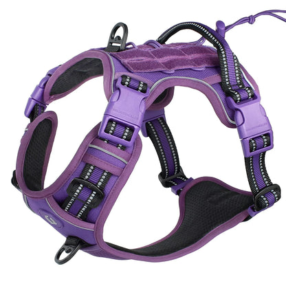 Tactical No-Pull Dog Vest Harness – Reflective & Adjustable