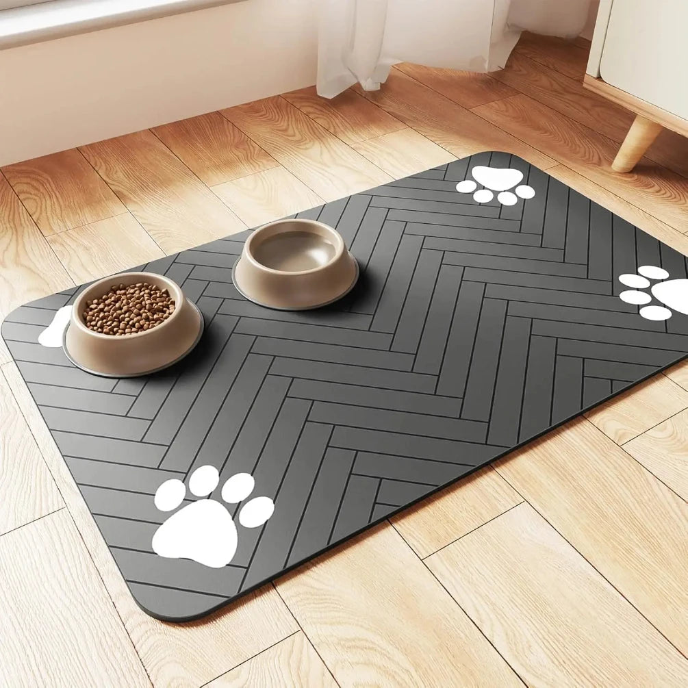 Feeding Mat - Quick Dry Food Bowl Placemat