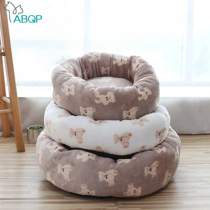 Donut Plush Dog Sofa Bed – Soft & Washable