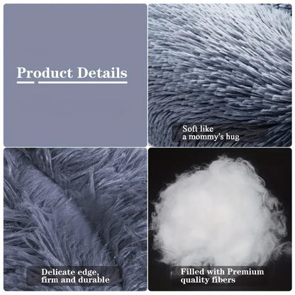 Donut Plush Dog Bed – Warm & Washable