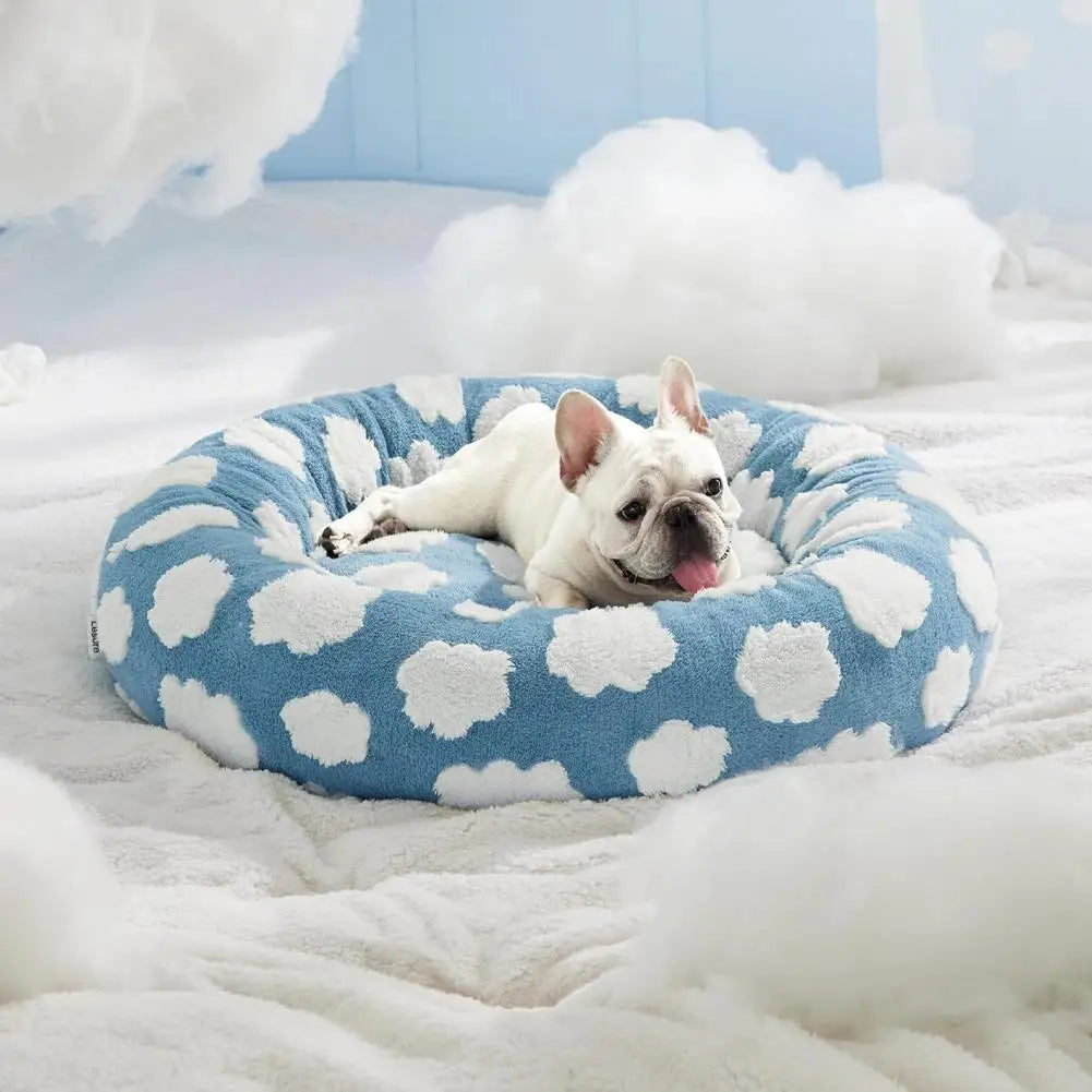 Donut Dog Bed – Plush & Anti-Slip