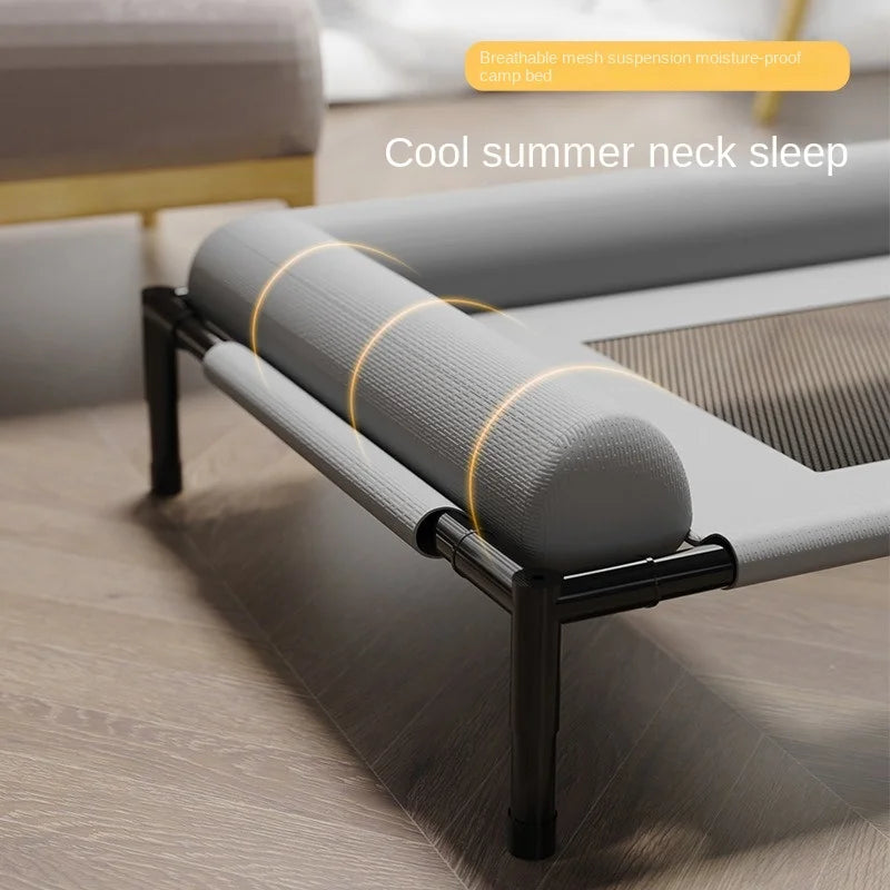 Bed – Elevated Orthopedic Dog Bed with Breathable Cooling Mesh for Large Dogs