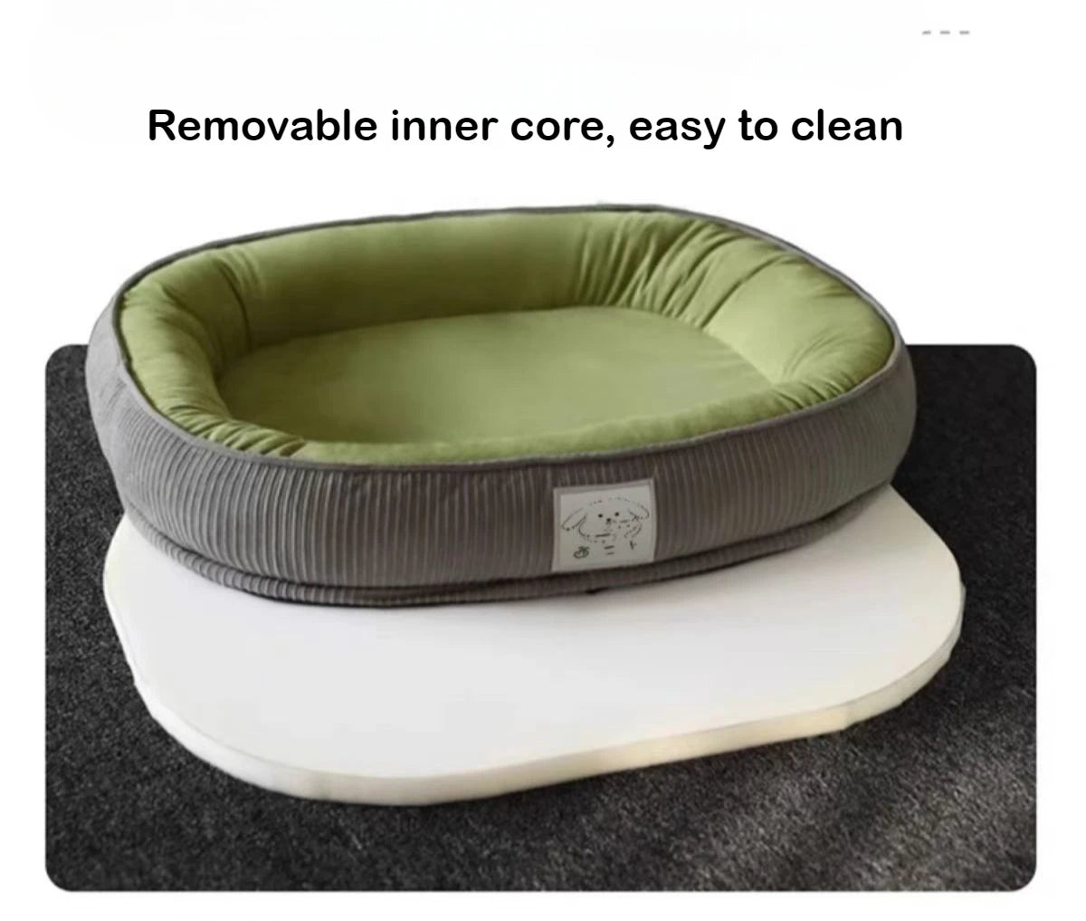 All-Season Washable Dog Bed