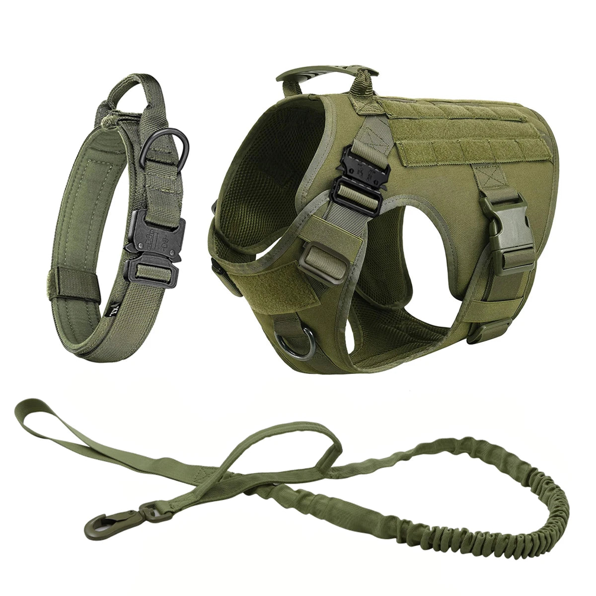 Tactical Dog Vest Harness – Adjustable