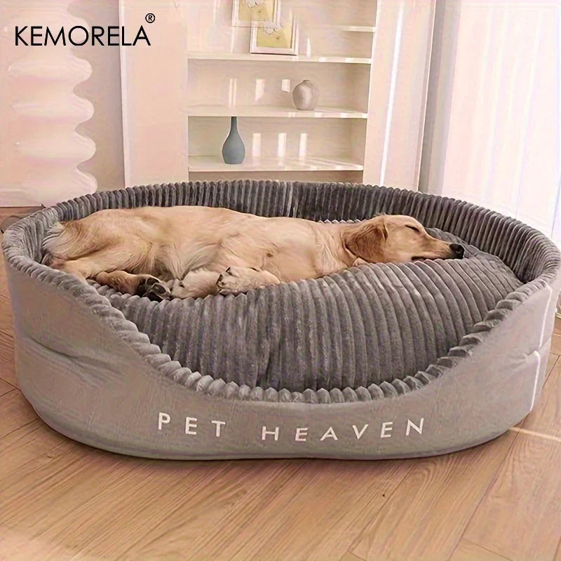 Luxury Plush Bed - Chew Resistant Washable Pet Sofa