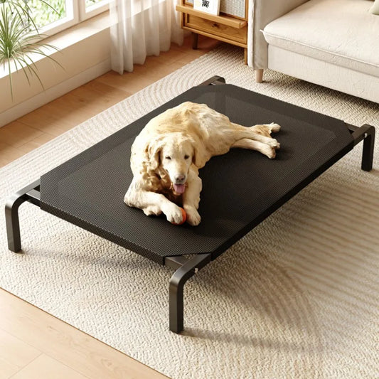 Bed – Elevated Dog Bed with Breathable Washable Mesh for Summer Cooling
