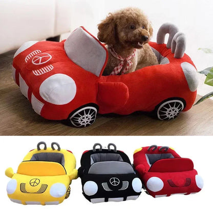 Car-Shaped Luxury Pet Bed