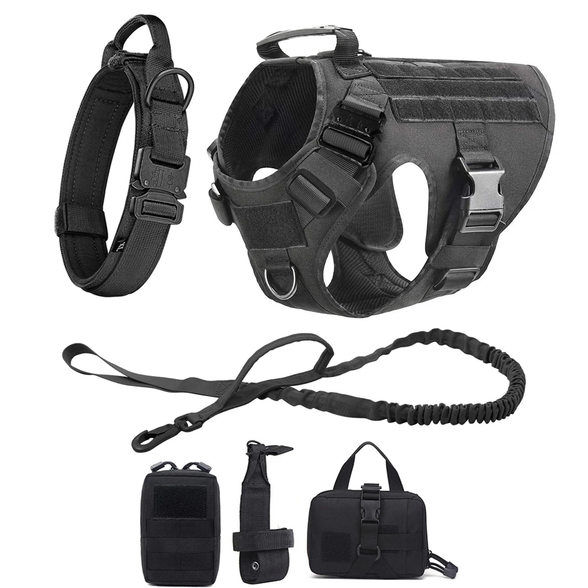 Tactical Dog Vest Harness – Adjustable