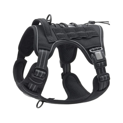 No-Pull Tactical Dog Harness – Reflective & Adjustable