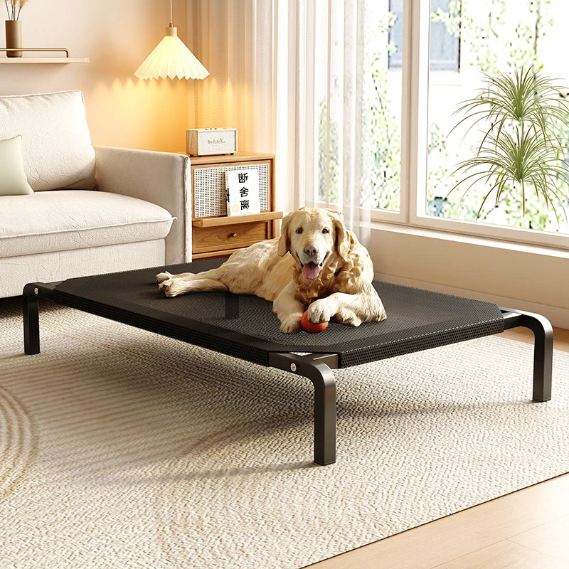 Bed – Elevated Dog Bed with Breathable Washable Mesh for Summer Cooling