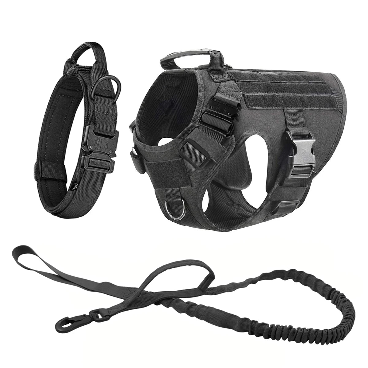 Tactical Dog Vest Harness – Adjustable