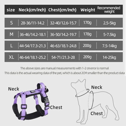 Reflective Dog Harness – Handle & Easy Control