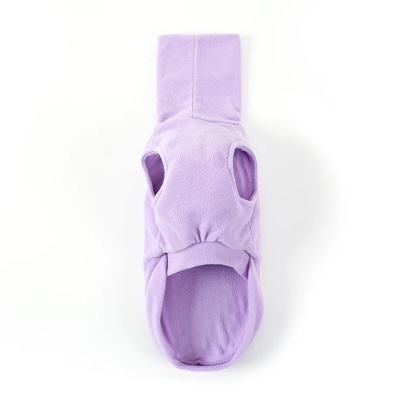 Fleece Vest - Turtleneck Whippet Italian Greyhound Coat