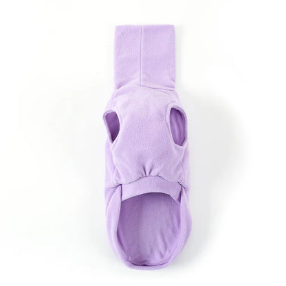 Fleece Vest - Turtleneck Whippet Italian Greyhound Coat